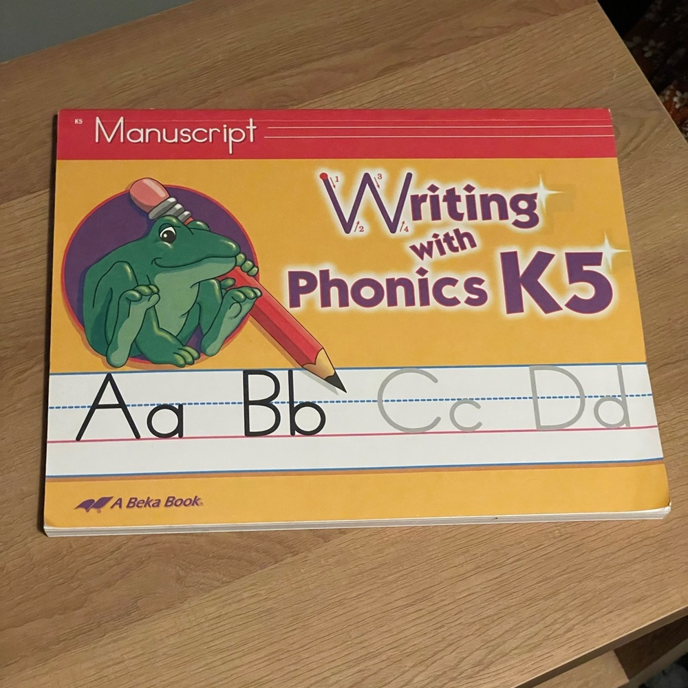 Abeka Writing With Phonics K5 - manuscript